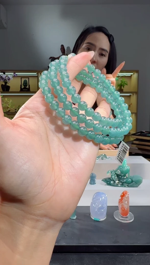 项链未镶嵌翡翠长串（多样性发其一）