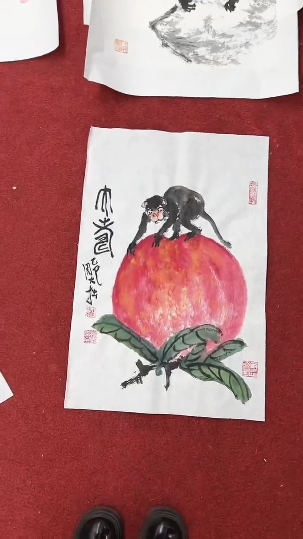 国画周大拙/国画/花鸟