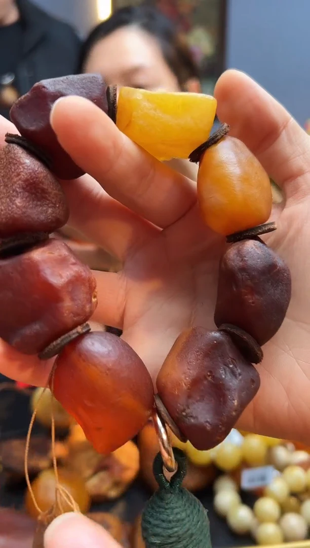 手链琥珀未镶嵌手串