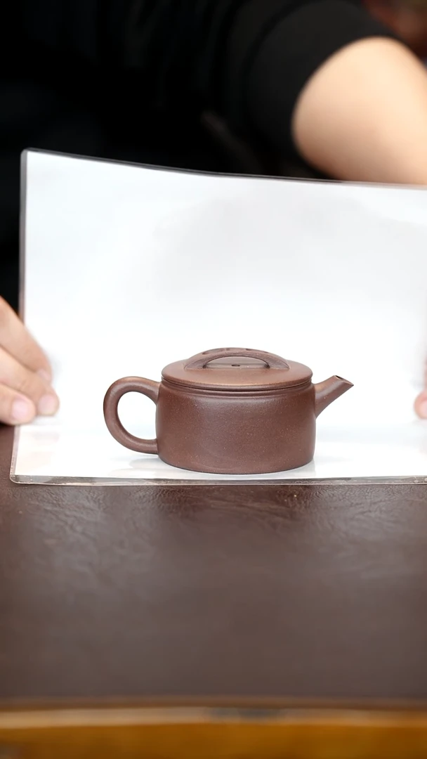 茶壶紫砂【润石堂】全手工精品 130cc 老紫泥