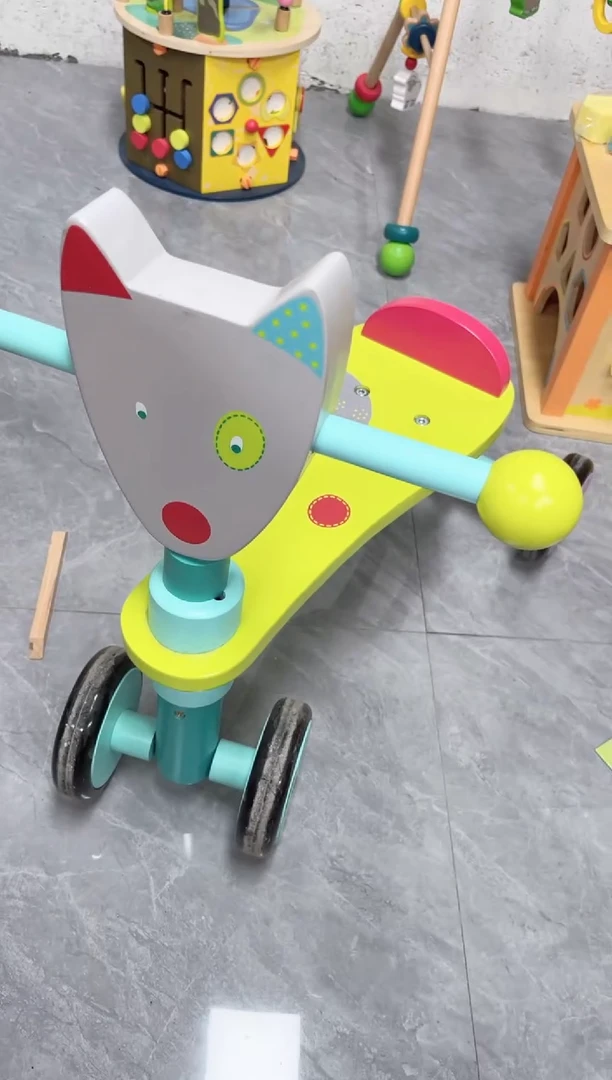 木狐狸木质溜溜车