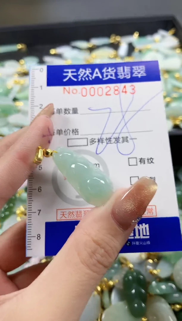 颈饰未镶嵌翡翠天然A货翡翠