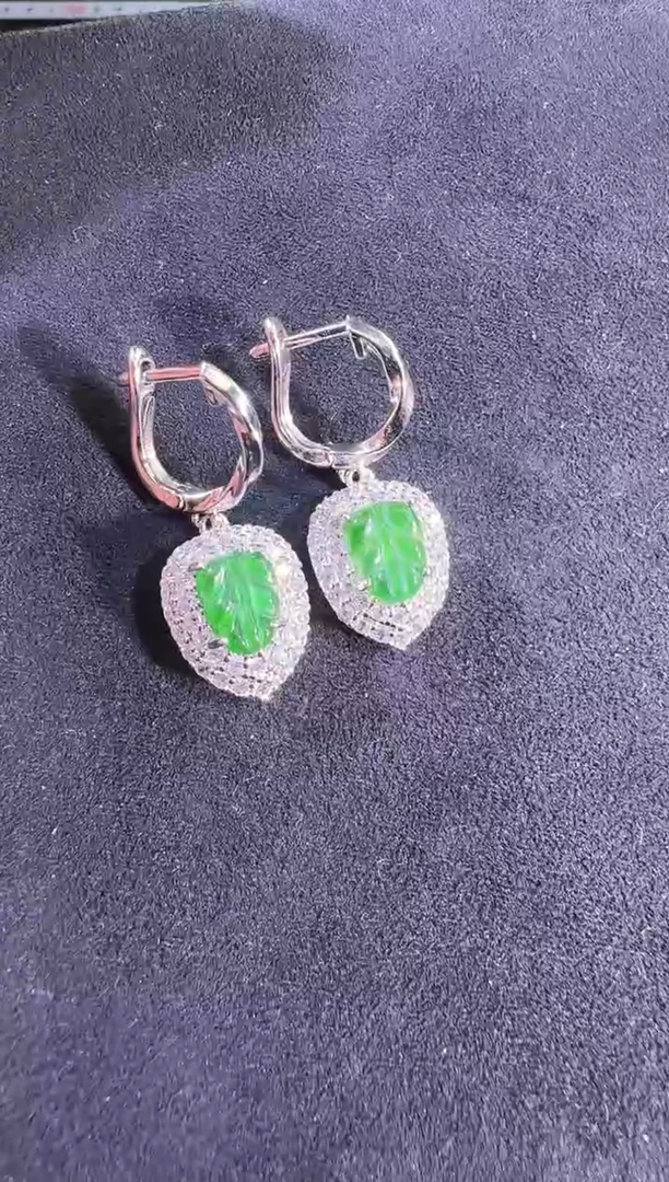 未镶嵌戒指翡翠耳环