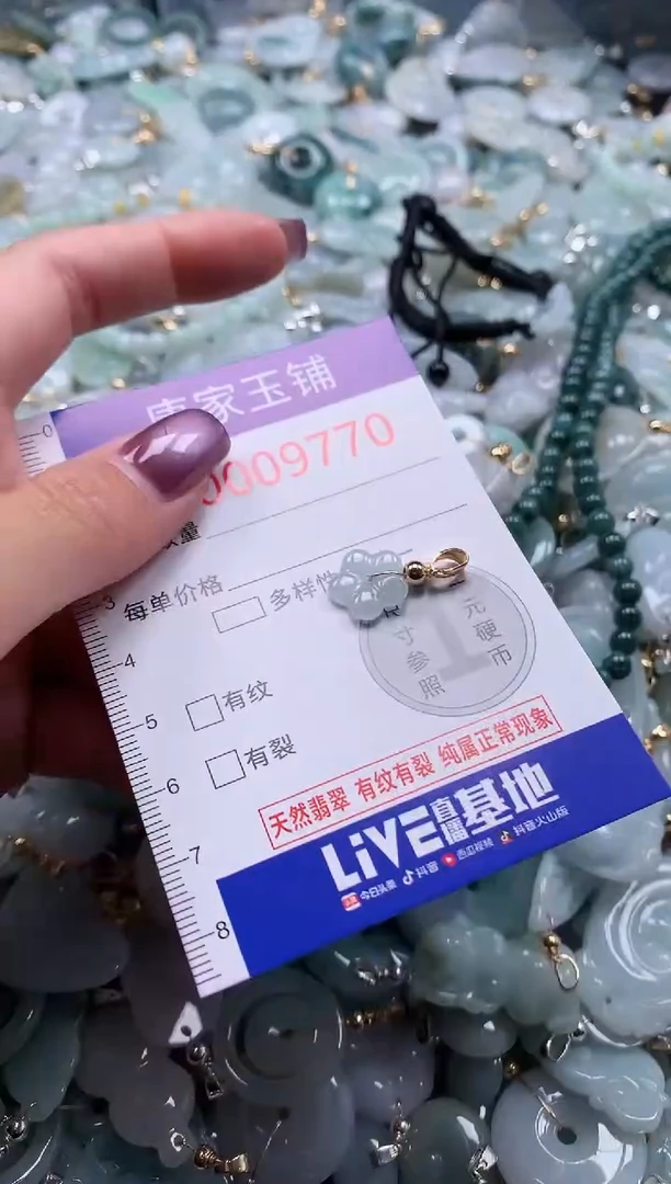 翡翠未镶嵌吊坠(不含链)9770