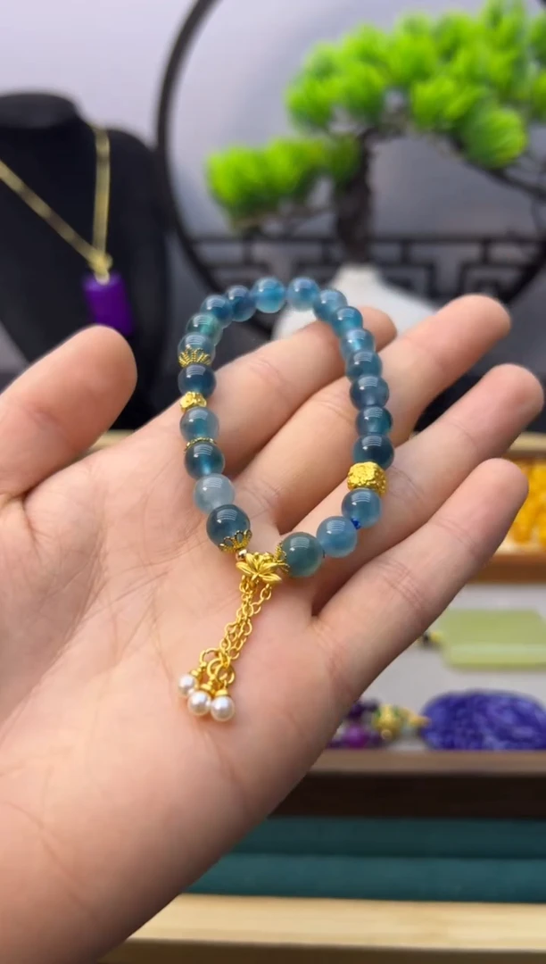 【闪购商品】翡翠耳饰14K金镶嵌S476