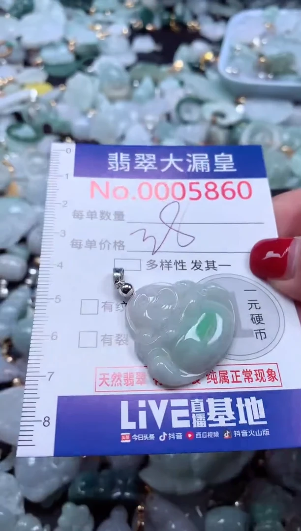 颈饰未镶嵌翡翠5860