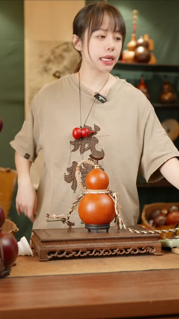 132号精品天然大漆酒葫芦一物一拍~