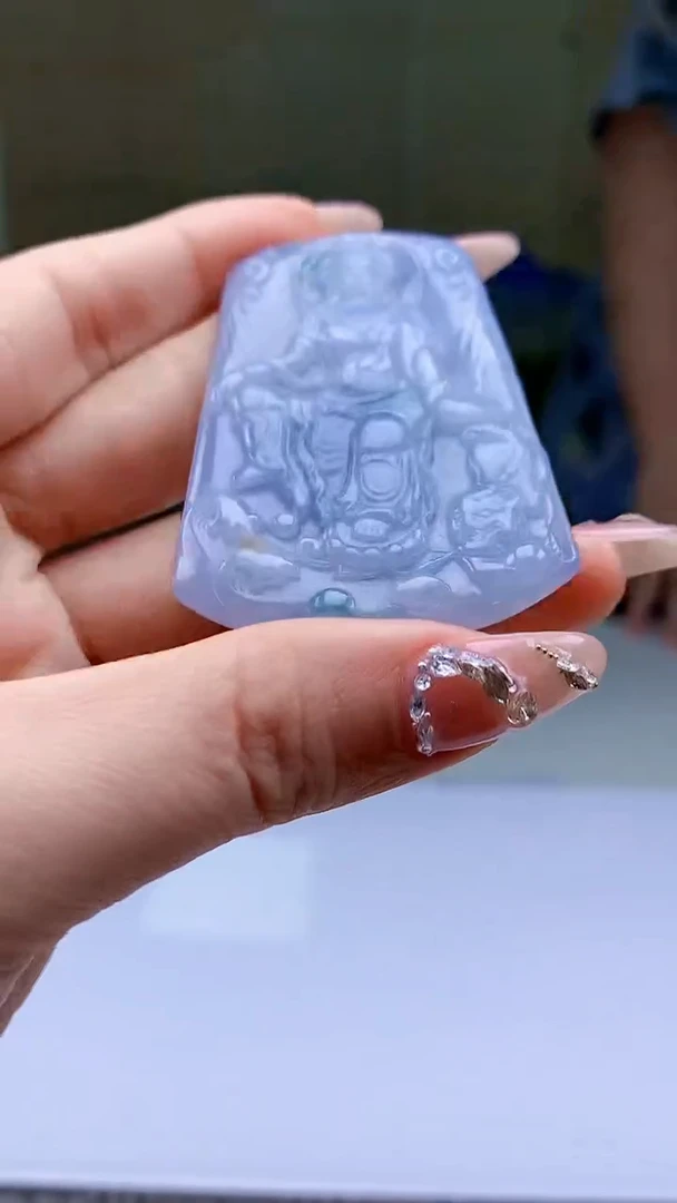 【闪购商品】定制翡翠未镶嵌4688ty-毛货挂件290