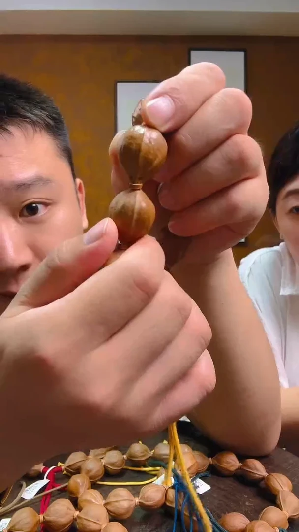 橄榄核手串自***喜铁核