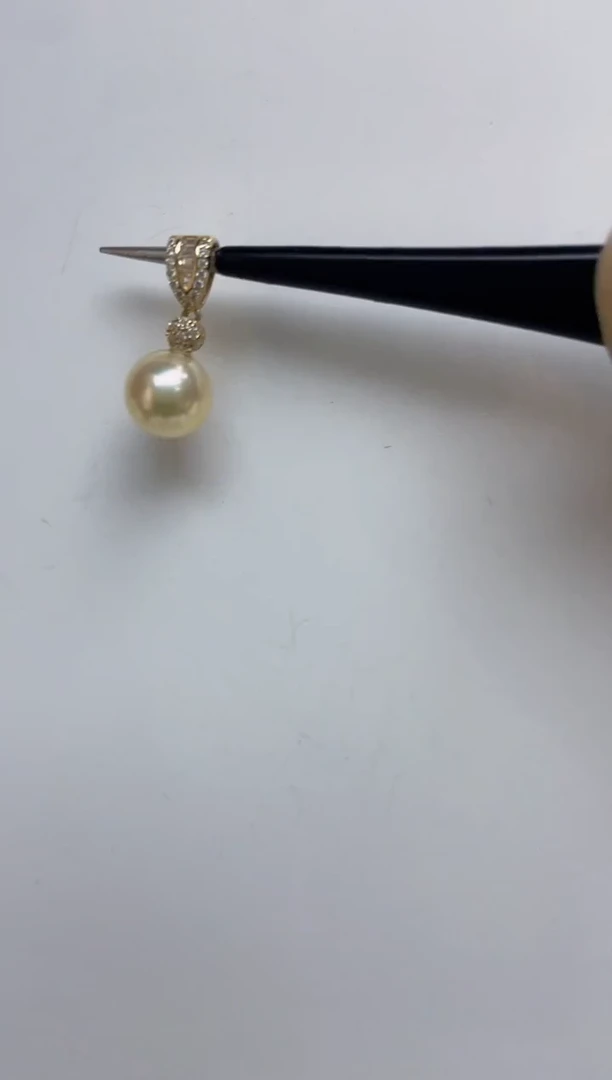 颈饰14K金镶嵌海水珍珠