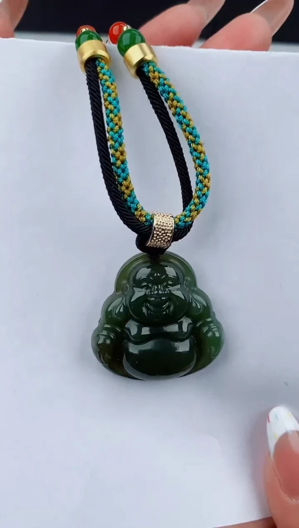 和田玉未镶嵌吊坠(赠链)36碎玉微色差T