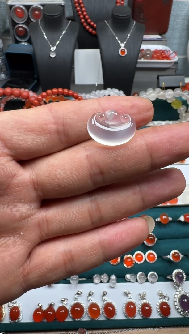 未镶嵌吊坠(赠链)玛瑙/玉髓【16号】