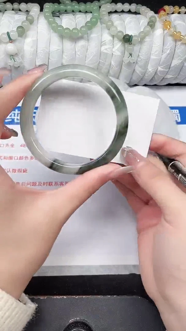 未镶嵌手镯石英质玉199-59/60