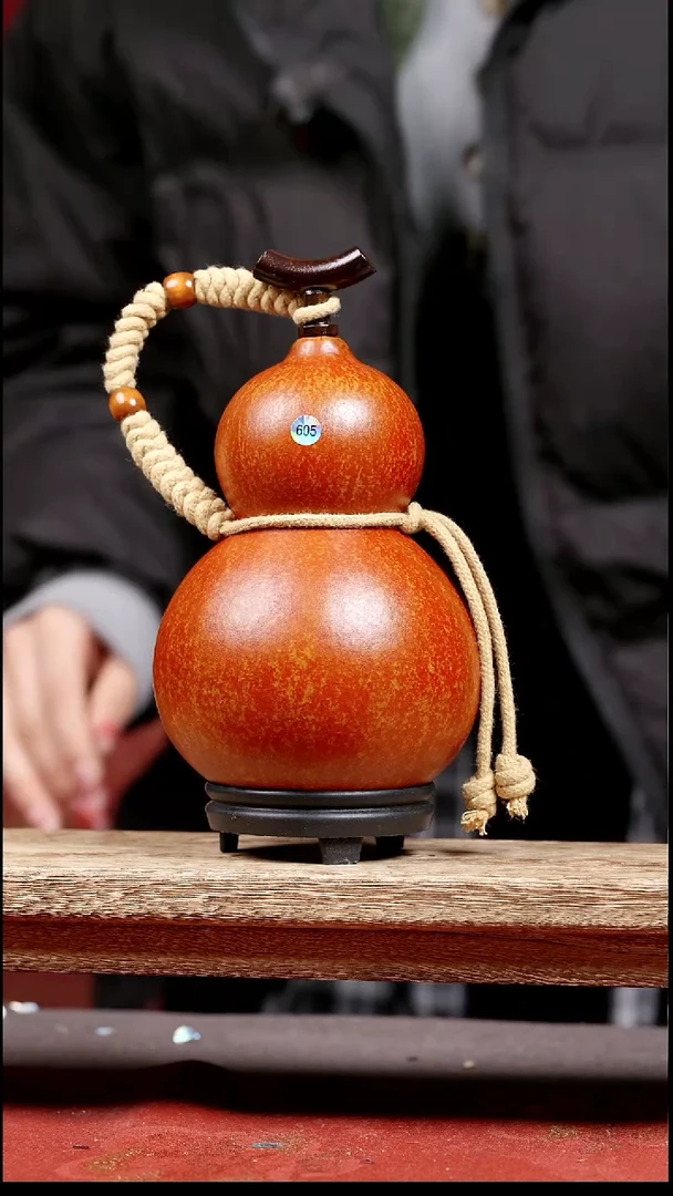 605号纯手工制作天然大漆真葫芦