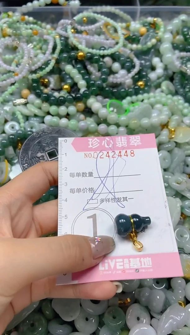 翡翠未镶嵌颈饰闪购0242448