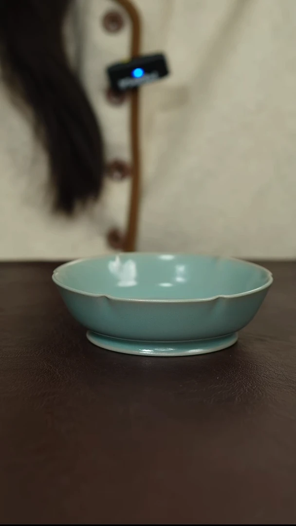 摆件陶原矿原釉汝宋汝瓷