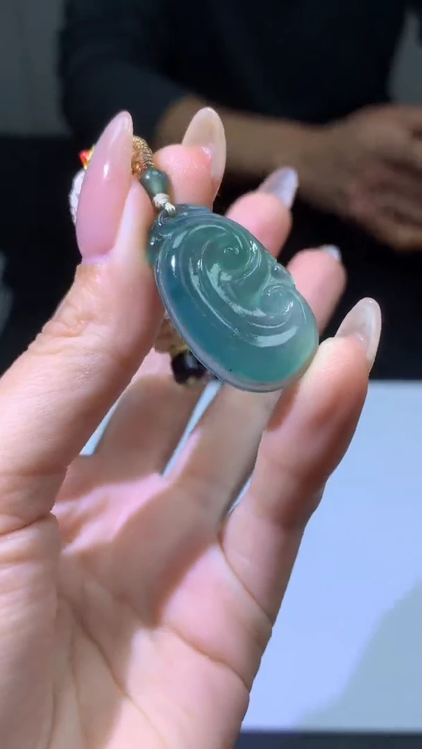 【闪购商品】定制翡翠未镶嵌002ee-毛货如意40