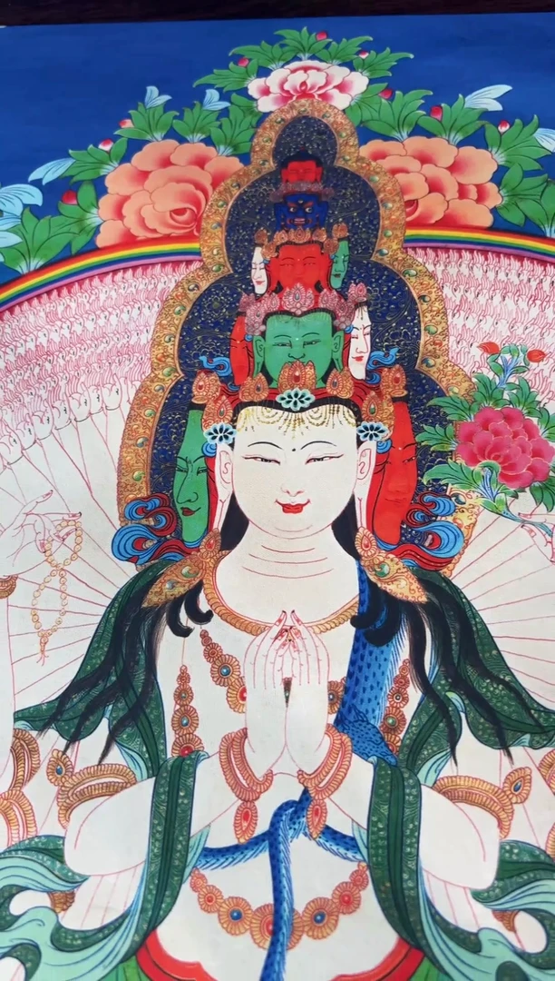 卷轴画龙妹唐卡直播tk16