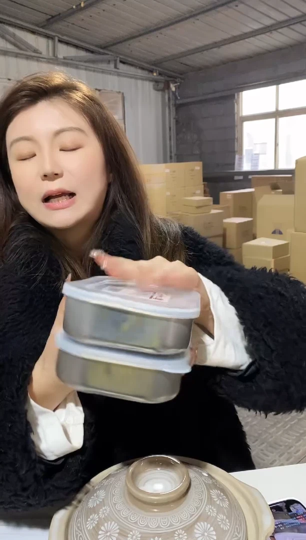 【闪购商品】特价福利 不锈钢保鲜盒两只