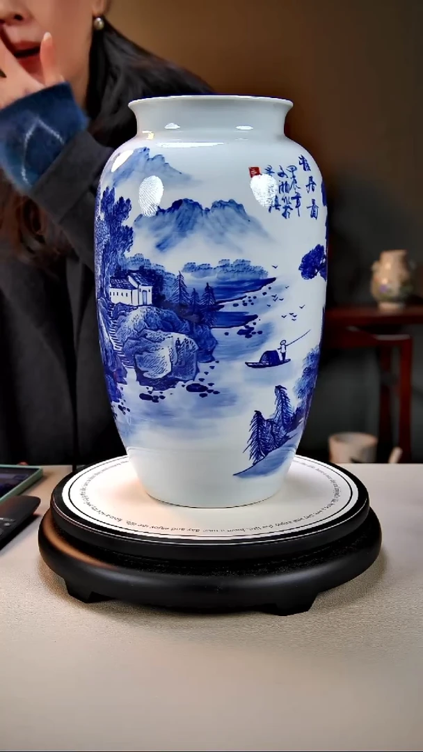 摆件陶景德镇手绘陶瓷
