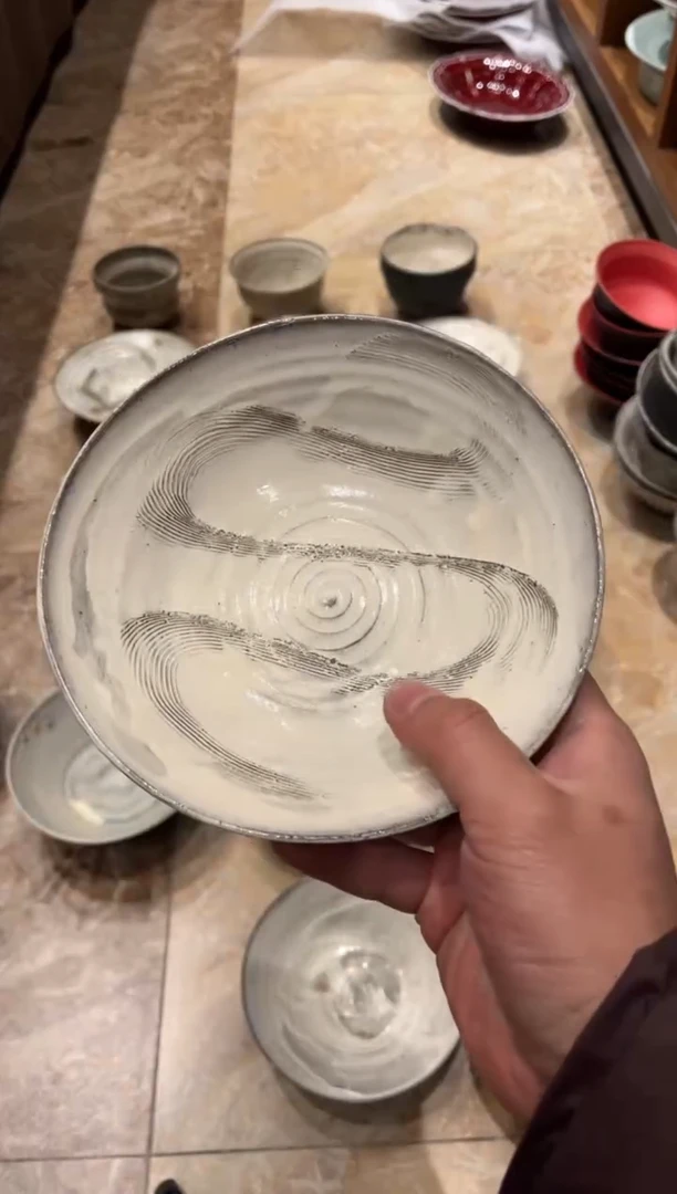 【闪购商品】瓷片256 粉引小菜盘1个额