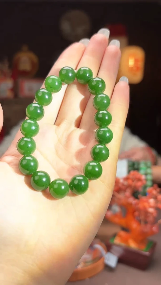 【闪购商品】和田玉B3碧玉手串未镶嵌-