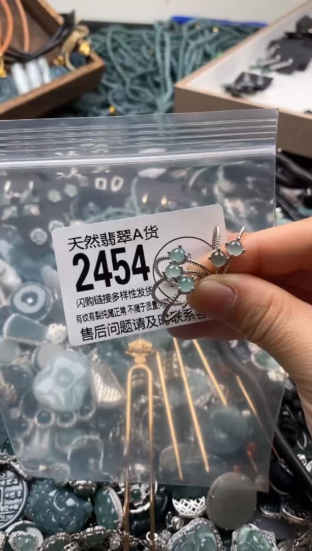 【闪购商品】翡翠颈饰未镶嵌多样性发其一2454