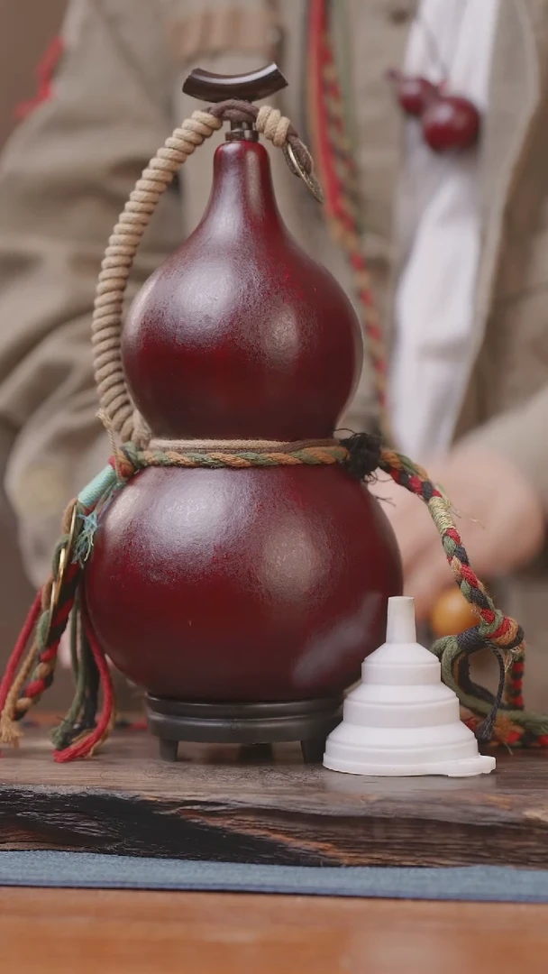 1077号链接精品大漆葫芦防腐防渗装水茶酒