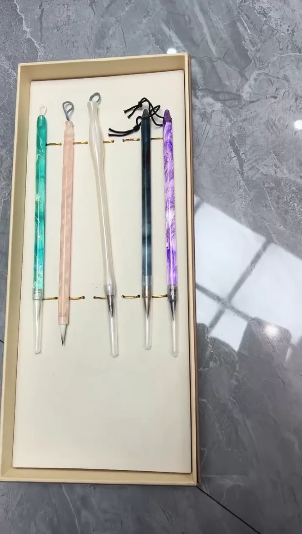 E568 定制毛笔微瑕5支礼盒装