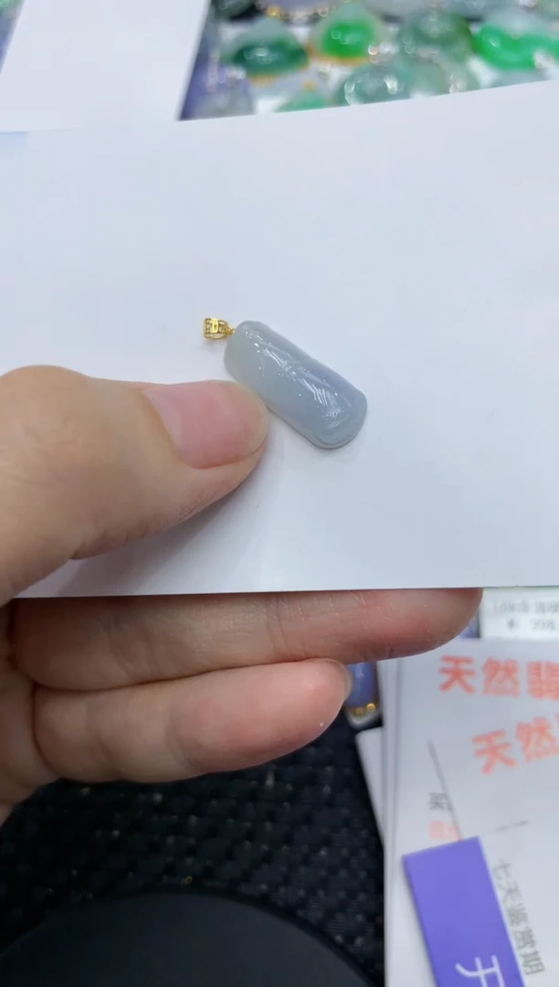 【闪购商品】翡翠颈饰18K金镶嵌111111111