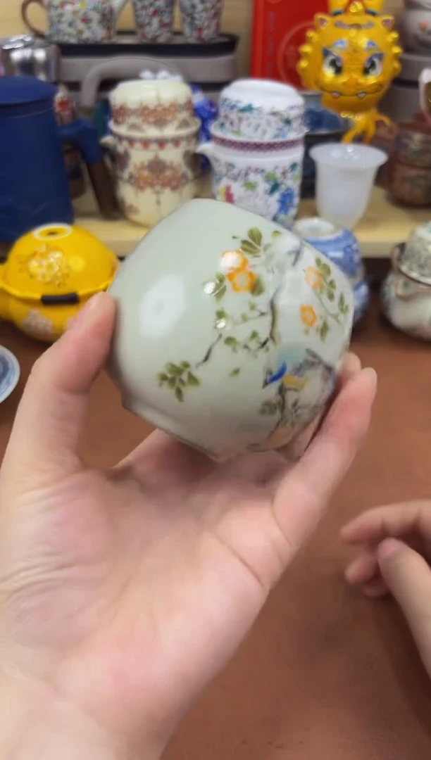 陶瓷茶具摆件旅行套组