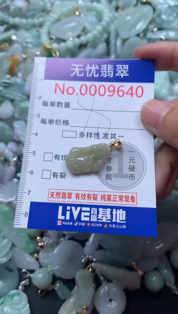 颈饰未镶嵌翡翠9640