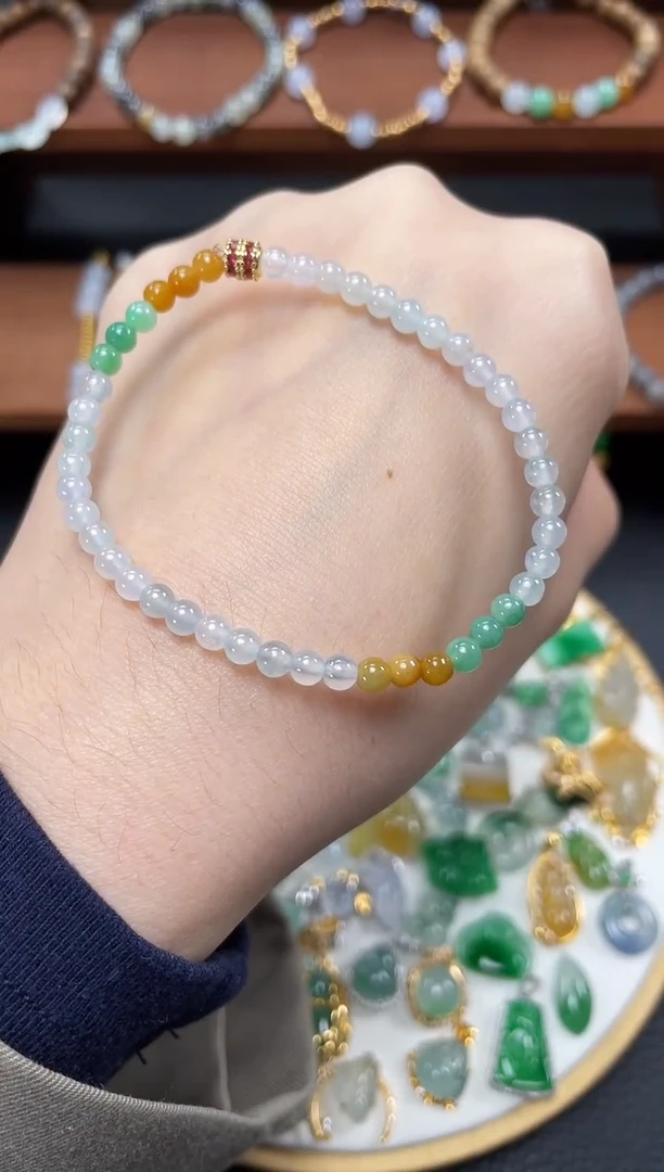 【闪购商品】翡翠套链未镶嵌一个   JK720