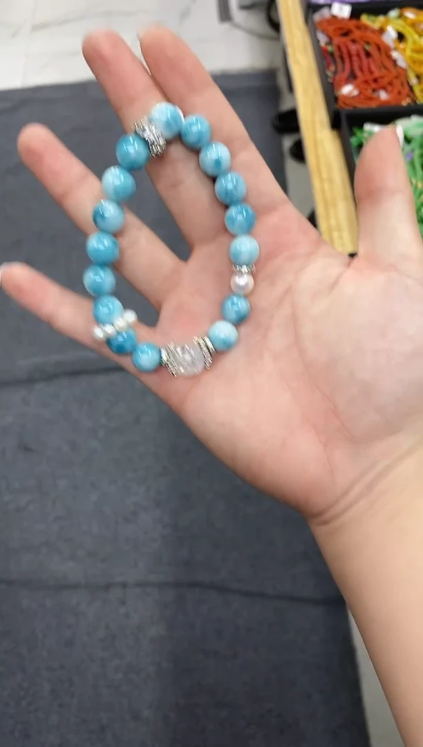 淡水珍珠手绳未镶嵌闪购链接   多样性发其一颜色微差