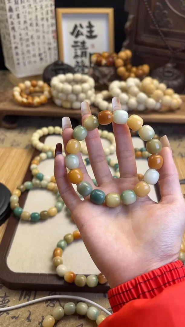 【闪购商品】菩提根/象牙果手串卡12枣珠手串115