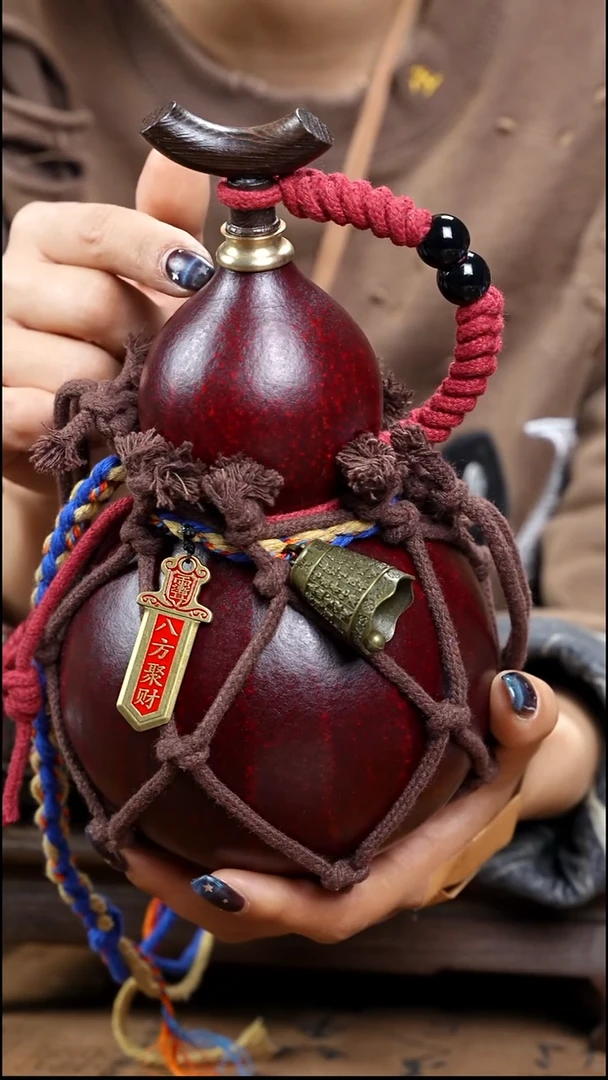 青***辰XQ055网兜款酒葫芦不包手串（现货现发）微瑕-不退换