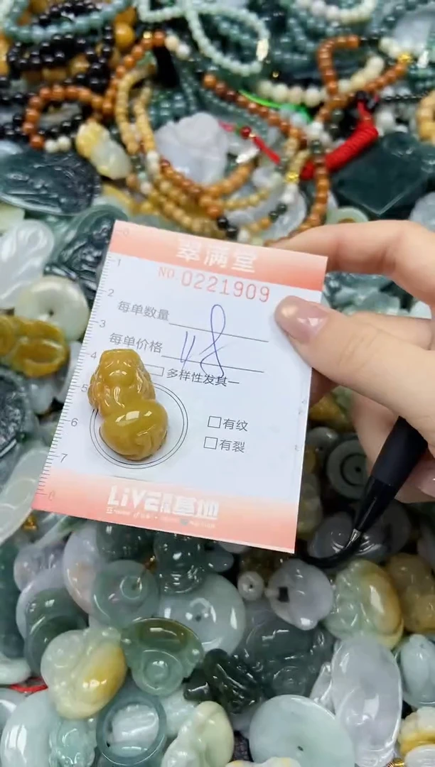 颈饰未镶嵌翡翠闪购0221909