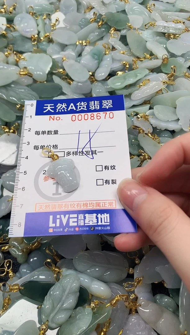 颈饰未镶嵌翡翠天然a货翡翠