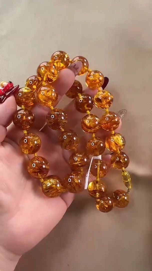 【闪购商品】琥珀颈饰未镶嵌项链