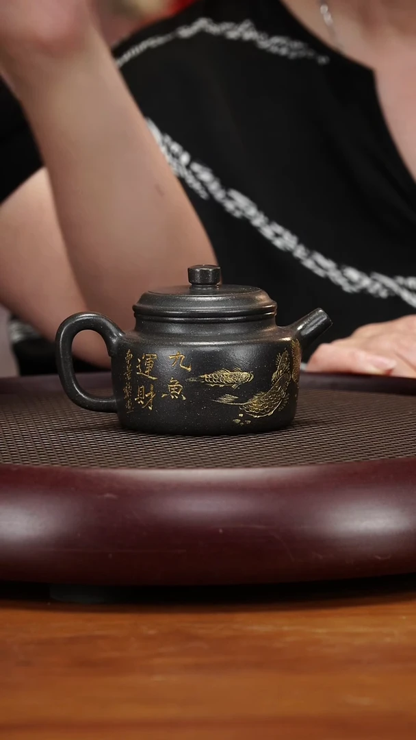 茶壶紫砂2ZXJ德钟 大彬金砂200cc