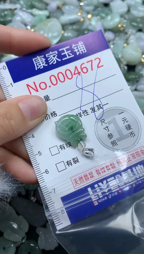 颈饰未镶嵌翡翠4672