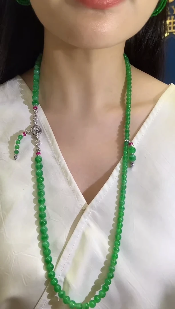 未镶嵌手串翡翠如*B396