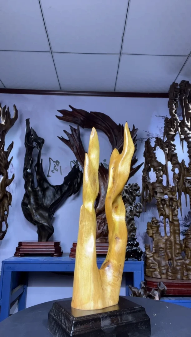 金丝楠木雕款哎****6金丝楠木工艺品摆件