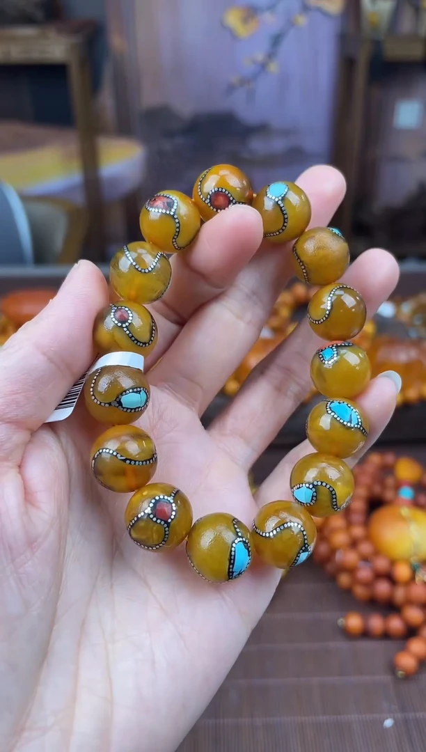 裸石琥珀未镶嵌多样性发货1，假一赔4（微瑕