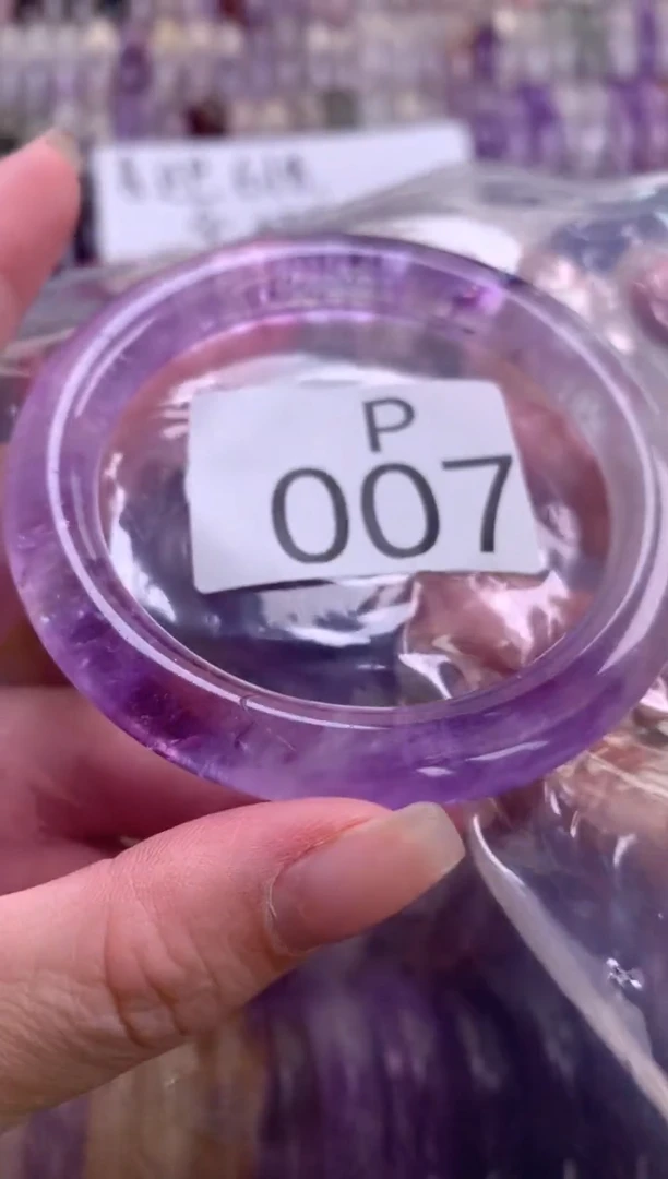 水晶珠宝半成品未镶嵌水晶手镯007-59