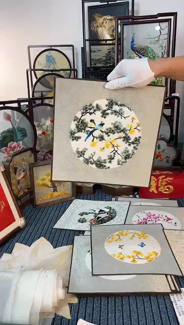 刺绣刺绣苏绣手工刺绣绣布