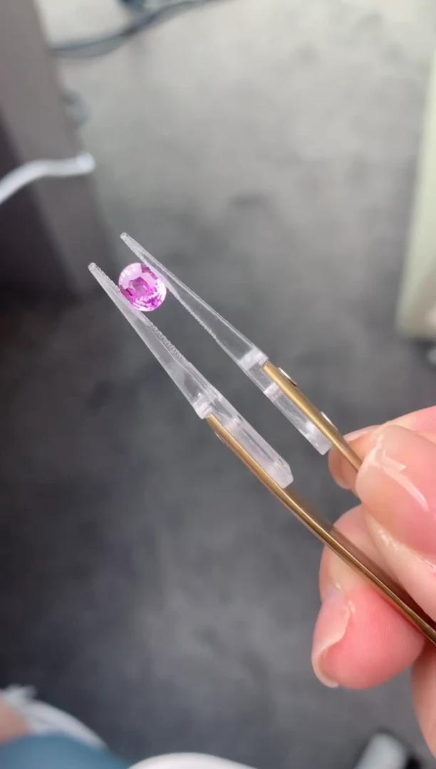 蓝宝石裸石未镶嵌1ct紫蓝宝  GB