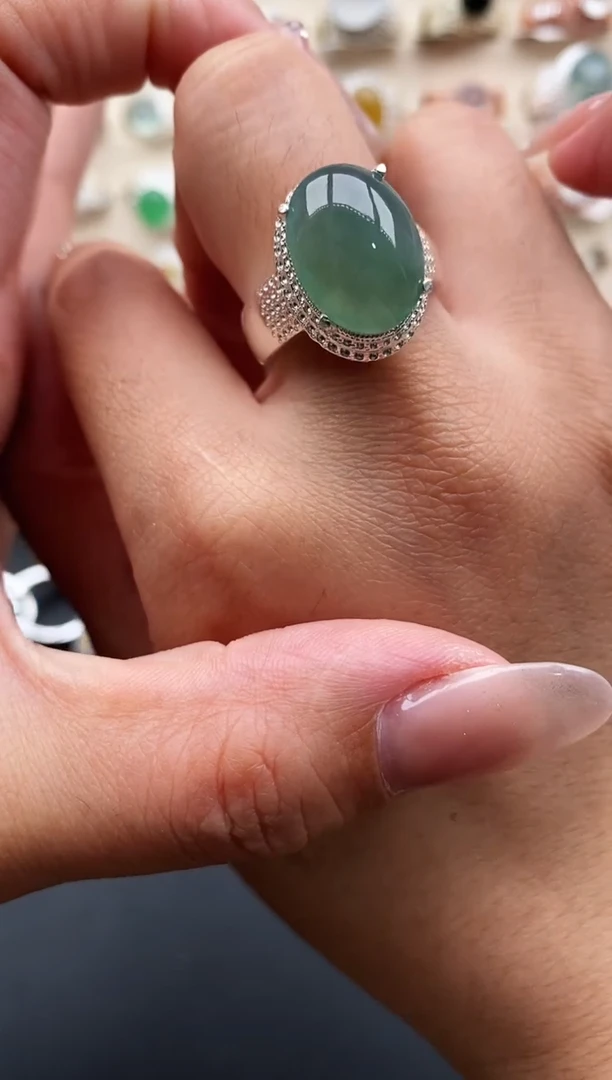 未镶嵌戒指翡翠缅甸天然A货翡翠22   9-5