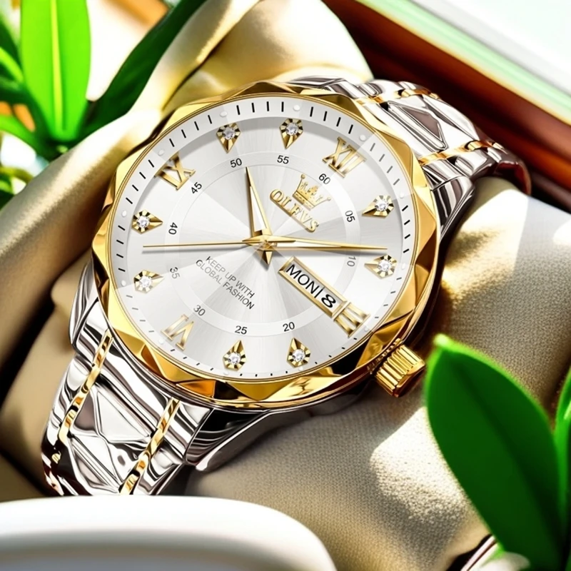 瑞士正品水鬼系列男士手表男石英表气质高档潮流夜光防水石英男表