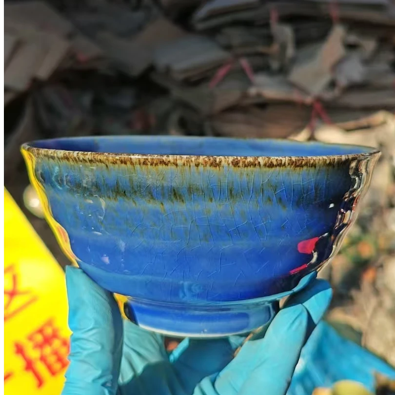 国营老瓷，微瑕介意勿拍，蓝碗1只